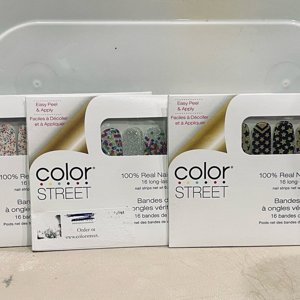 Color Street Nail Strips Set of 3